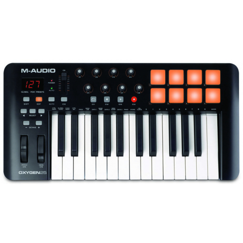 MIDI клавиатура M-Audio Oxygen 25 MK IV #1 - фото 1