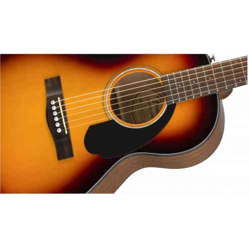 Акустическая гитара Fender CP-60S Parlor Sunburst WN #4 - фото 4