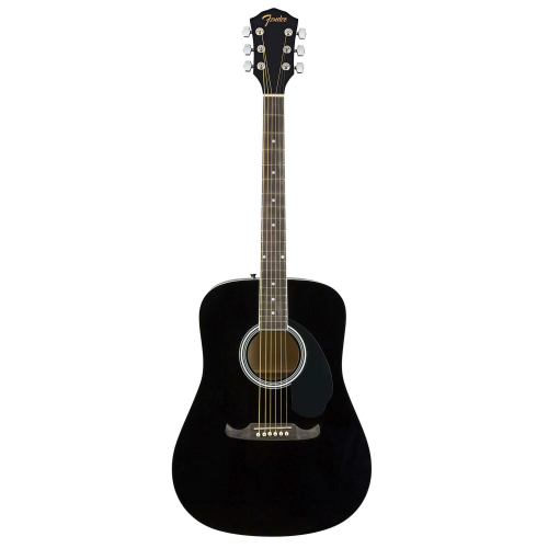 Акустическая гитара Fender FA-125 DREADNOUGHT BLACK WN #1 - фото 1