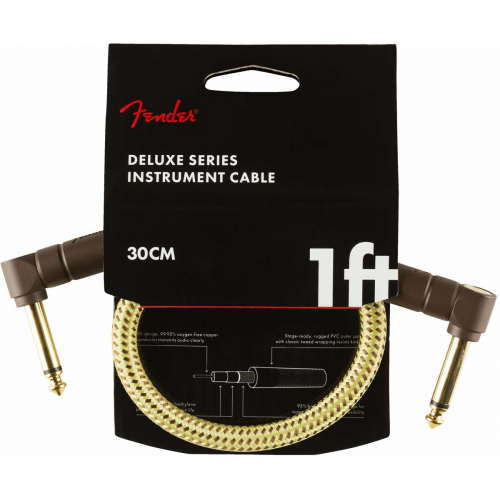 Инструментальный кабель Fender DELUXE 1' INST CABLE TWD #1 - фото 1