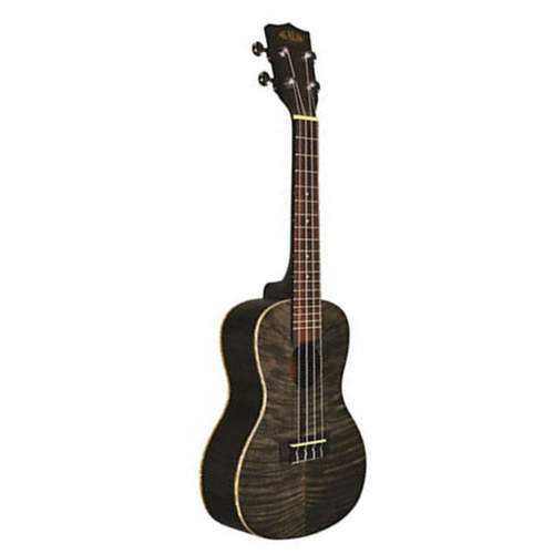 Акустическое укулеле Kala KA SEM Kala Soprano Exotic Mahogany Ukulele Black #1 - фото 1