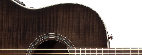 Электроакустическая гитара Ovation CS24P-TBBY Celebrity Standard Plus Mid Cutaway Trans Black Flame Maple #2 - фото 2