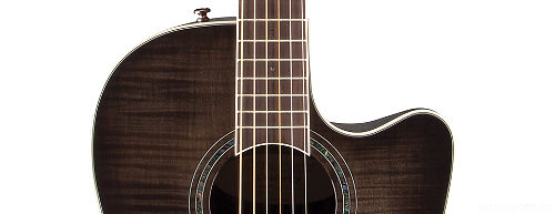 Электроакустическая гитара Ovation CS24P-TBBY Celebrity Standard Plus Mid Cutaway Trans Black Flame Maple #3 - фото 3