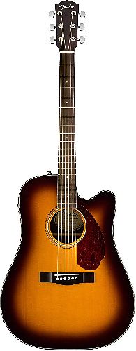 Электроакустическая гитара Fender CD-140SCE DREAD SB W/CASE #1 - фото 1
