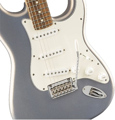 Электрогитара Fender PLAYER STRATOCASTER®, PAU FERRO FINGERBOARD SILVER #4 - фото 4