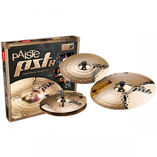Комплект тарелок для ударных Paiste PST 8 Rock Set #2 - фото 2