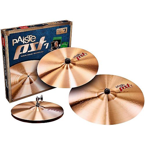 Комплект тарелок для ударных Paiste PST 7 Rock Set #1 - фото 1