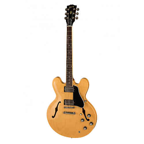 Полуакустическая электрогитара Gibson 2019 ES-335 DOT DARK NATURAL #2 - фото 2