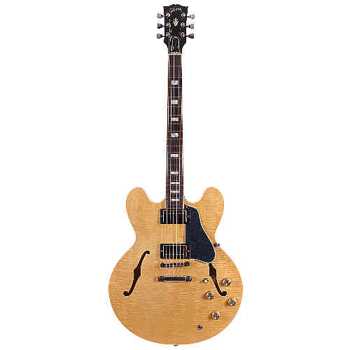 Полуакустическая электрогитара Gibson 2019 ES-335 Figured DARK NATURAL #2 - фото 2
