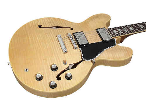 Полуакустическая электрогитара Gibson 2019 ES-335 Figured DARK NATURAL #3 - фото 3