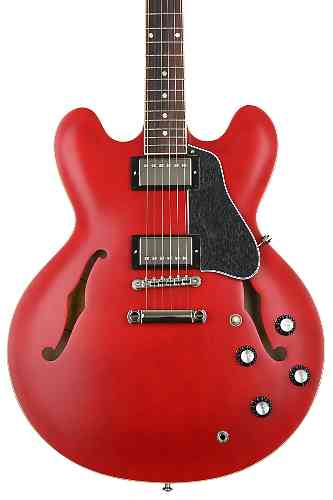 Полуакустическая электрогитара Gibson 2019 ES-335 SATIN FADED CHERRY #1 - фото 1