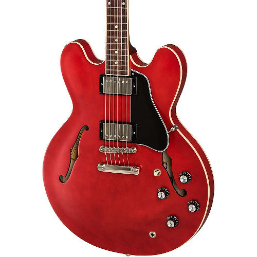 Полуакустическая электрогитара Gibson 2019 ES-335 SATIN FADED CHERRY #2 - фото 2