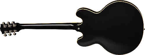 Полуакустическая электрогитара Gibson 2019 ES-335 SATIN TRANS BLACK #4 - фото 4