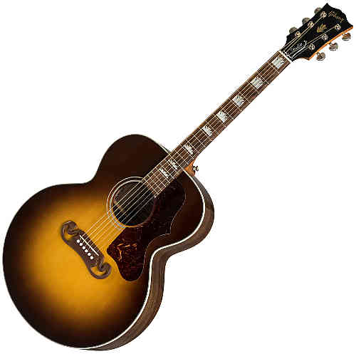Электроакустическая гитара Gibson 2019 J-200 Studio (Burst) Walnut Burst #1 - фото 1