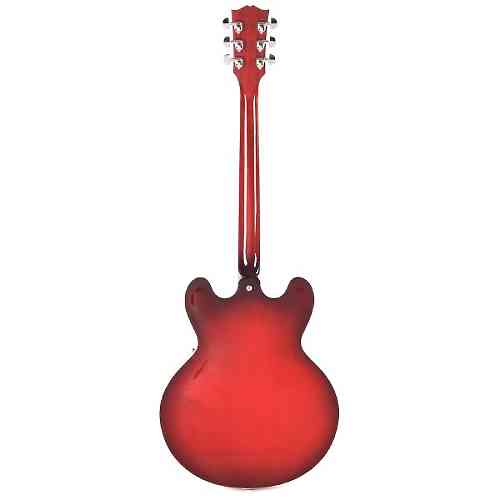 Полуакустическая электрогитара Gibson 2019 ES-335 Dot Cherry Burst #4 - фото 4