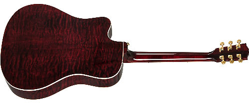 Электроакустическая гитара Gibson 2019 Hummingbird Chroma Black Cherry #4 - фото 4