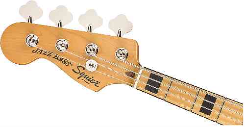 Бас-гитара Fender SQUIER SQ CV 70s JAZZ BASS LH MN BLK #3 - фото 3