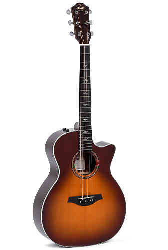 Электроакустическая гитара Sigma GTCE-2-SB+ #3 - фото 3