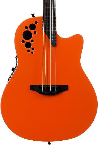 Электроакустическая гитара Ovation 1868TX-GO Elite T Super Shallow Gloss Orange #1 - фото 1