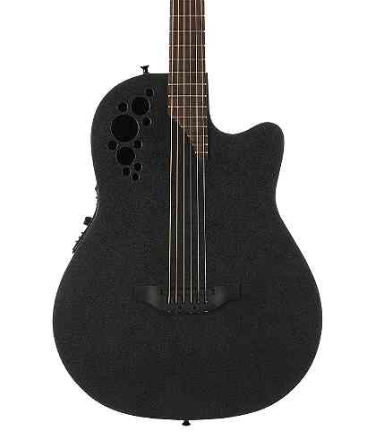 Электроакустическая гитара Ovation DS778TX-5 Elite T Mid Cutaway D-Scale Black Textured #1 - фото 1