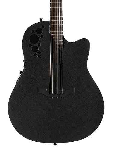 Электроакустическая гитара Ovation 2078TX-5 Elite TX Deep Contour Black Textured #1 - фото 1