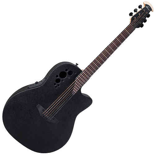 Электроакустическая гитара Ovation 2078TX-5 Elite TX Deep Contour Black Textured #3 - фото 3
