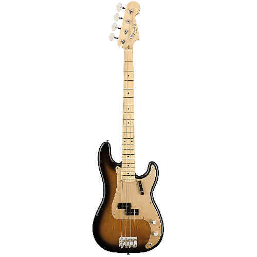 Бас-гитара Fender American Original 50s Precision Bass®, Maple Fingerboard 2-Color Sunburst #4 - фото 4