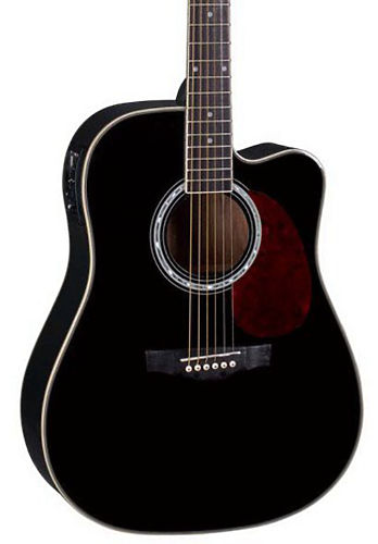 Электроакустическая гитара Naranda DG220CEBK #2 - фото 2