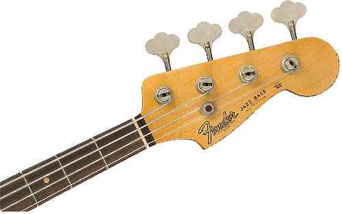 Бас-гитара Fender 1961 JAZZ BASS® HEAVY RELIC®, ROSEWOOD FINGERBOARD AGED OLYMPIC WHITE #5 - фото 5