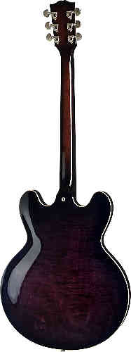 Полуакустическая электрогитара Gibson 2019 ES-335 FIGURED Purple Burst #3 - фото 3