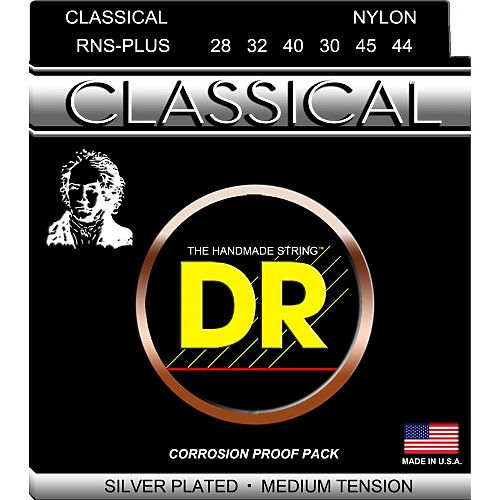 Струны для классической гитары DR RNS+ (28-44) NYLON CLASSICAL  #1 - фото 1