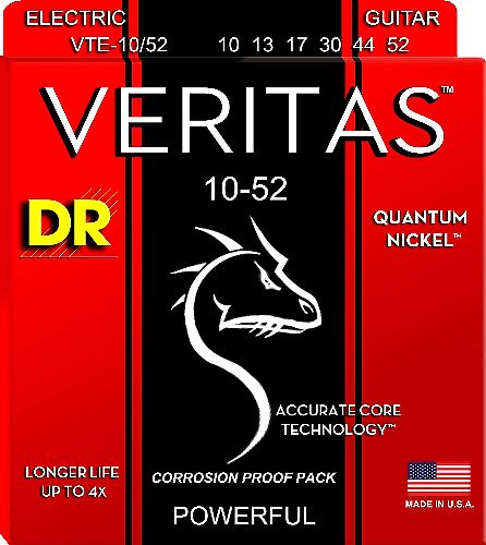 Струны для электрогитары DR VTE-10/52 VERITAS Quantum Nickel Electric #1 - фото 1