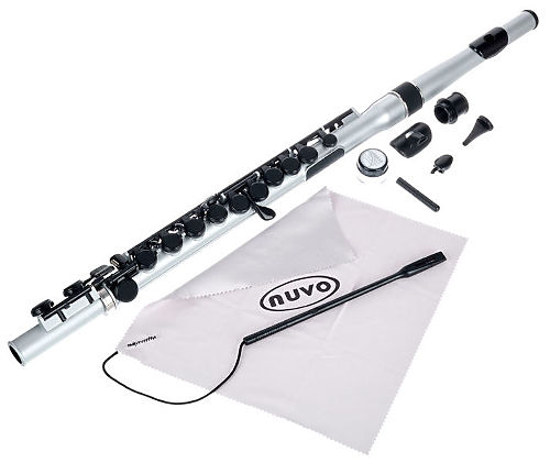 Поперечная флейта NUVO Student Flute - Silver/Black #2 - фото 2