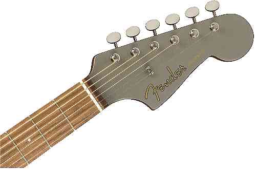 Электроакустическая гитара Fender Redondo Player Slate Satin WN  #6 - фото 6