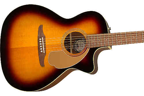 Электроакустическая гитара Fender NEWPORTERPLAYER SUNBURST WN #4 - фото 4