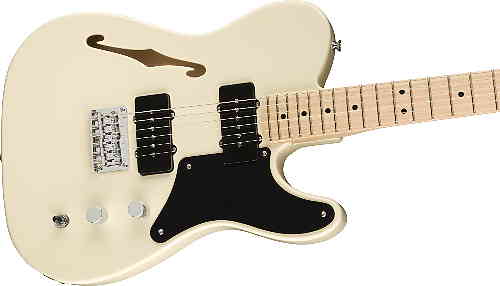 Электрогитара Squier Paranormal Cabronita Telecaster® Thinline, Maple Fingerboard Olympic White #4 - фото 4