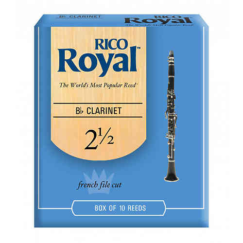 Трость для кларнета Rico RCB0125-B250 Rico Royal  #1 - фото 1