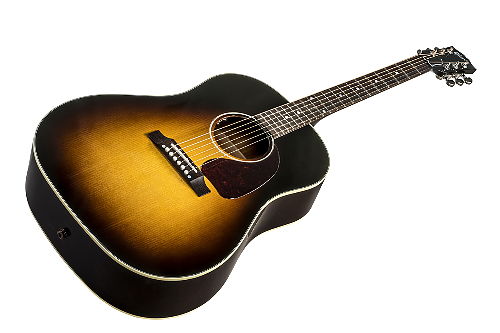 Электроакустическая гитара Gibson J-45 Standard Vintage Sunburst  #3 - фото 3