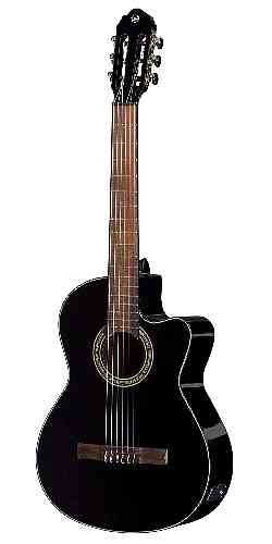 Классическая гитара VGS Student E-Classic Black #2 - фото 2