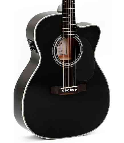 Электроакустическая гитара Sigma 000MC-1E-BK  #1 - фото 1