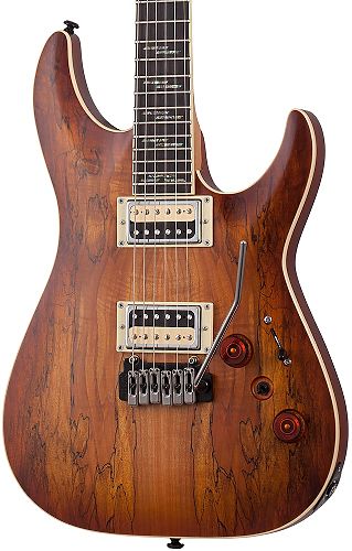 Электрогитара Schecter C-1 EXOTIC SPALTED MAPLE SNVB  #1 - фото 1
