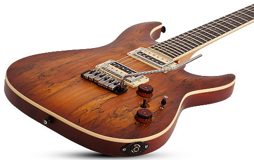 Электрогитара Schecter C-1 EXOTIC SPALTED MAPLE SNVB  #3 - фото 3