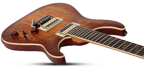 Электрогитара Schecter C-1 EXOTIC SPALTED MAPLE SNVB  #4 - фото 4