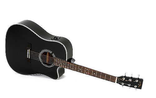 Электроакустическая гитара Sigma DMC-1E-BK #3 - фото 3