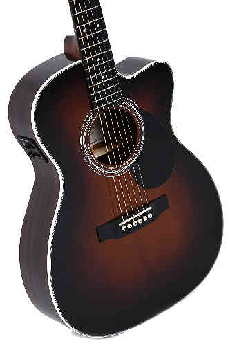 Электроакустическая гитара Sigma OMTC-1E-SB  #4 - фото 4