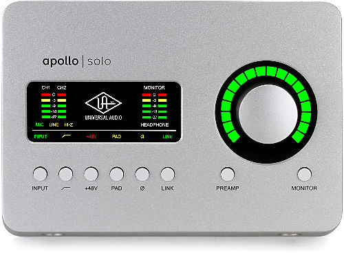 Звуковая карта Universal Audio Apollo Solo Heritage Edition  #1 - фото 1