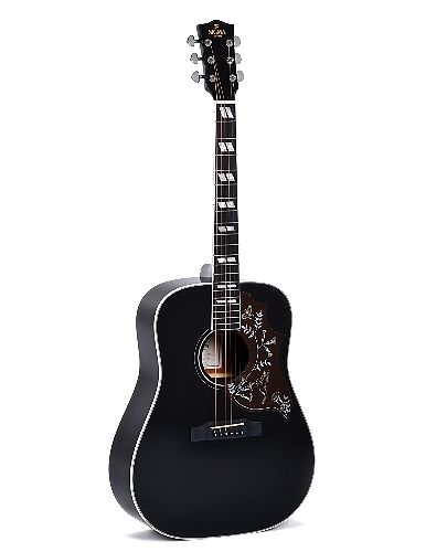 Акустическая гитара Sigma DM-SG5-BK  #2 - фото 2