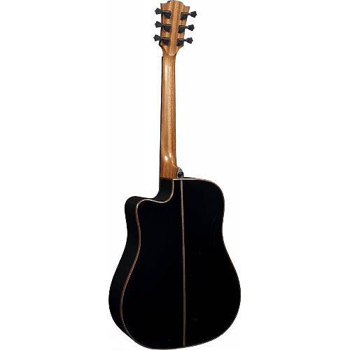 Электроакустическая гитара Lag T-118D CE-BLK  #2 - фото 2