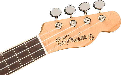 Укулеле со звукоснимателем Fender Fullerton Tele Uke Butterscotch Blonde  #3 - фото 3