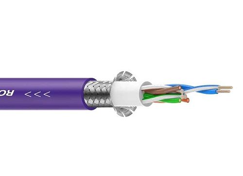 Инструментальный кабель Roxtone CAT5SB/100 Purple  #1 - фото 1